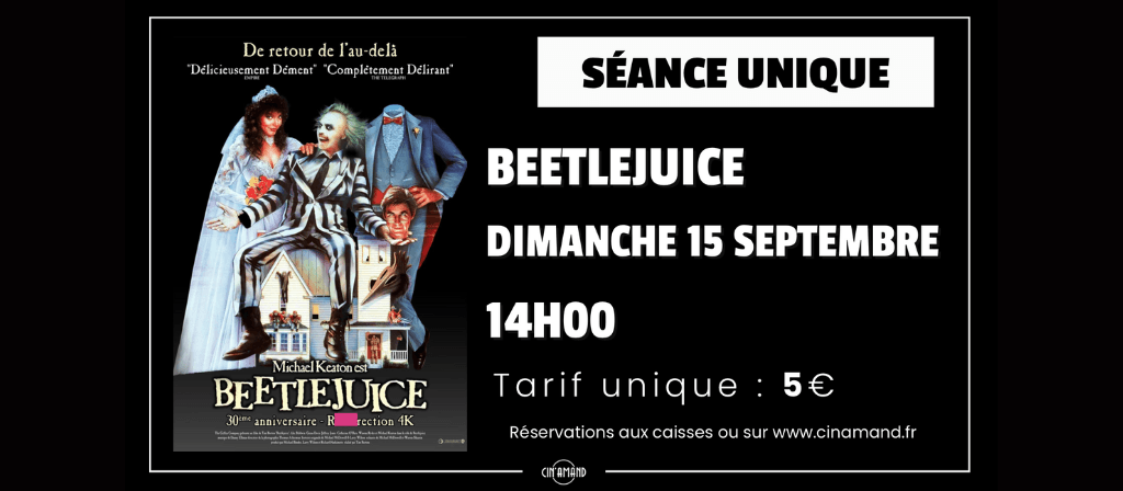 actualité BEETLEJUICE BEETLEJUICE