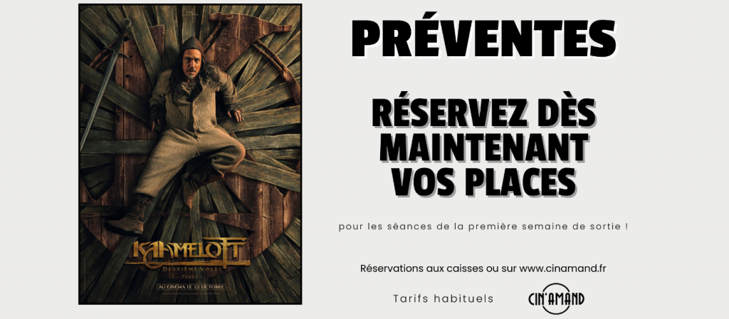 actualité KAAMELOTT PREVENTES 2210