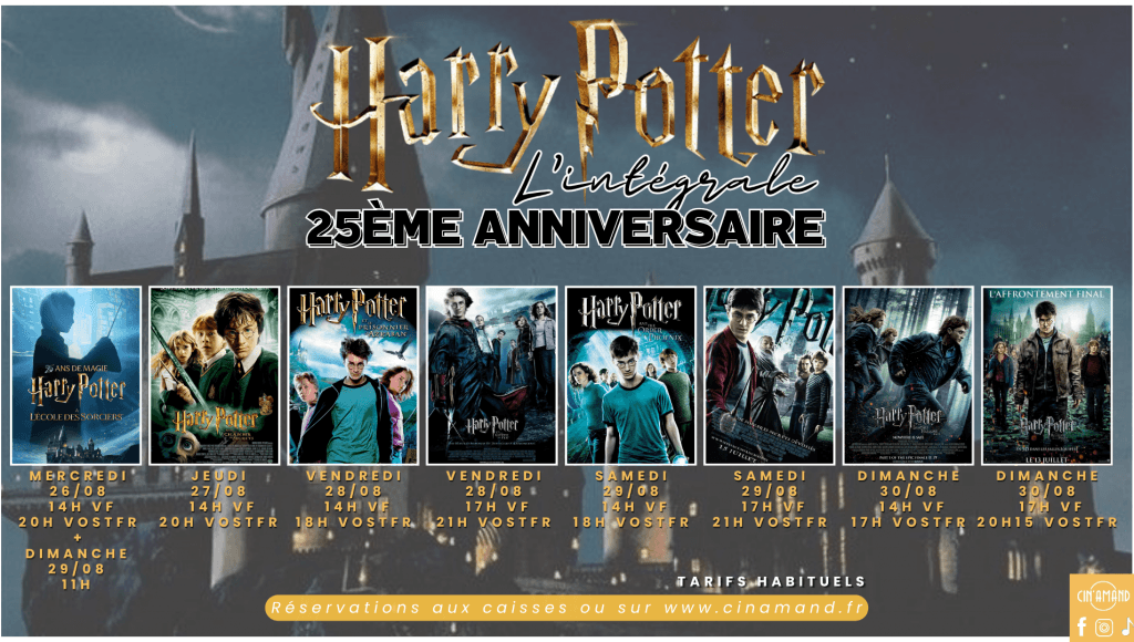 actualité HARRY POTTER JUSQUA 2908
