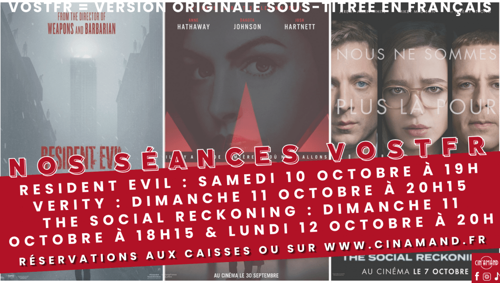 actualité SEANCES VO 1210